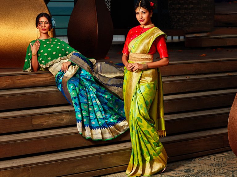 Silk Sarees Dual Models